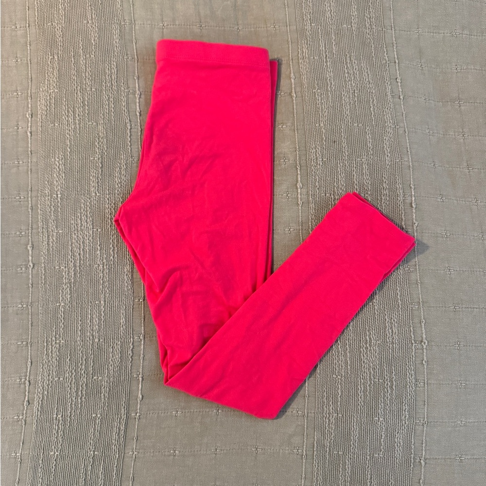 Vibrant Pink Kids Leggings